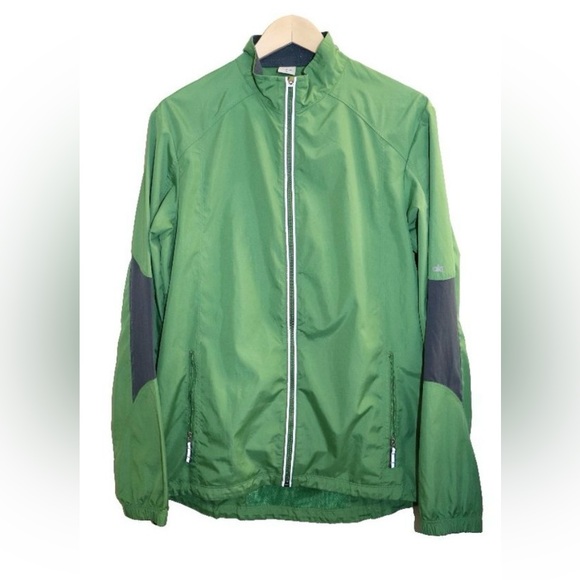 Alo Yoga Green Windbreaker Cycling Jacket - Picture 1 of 6